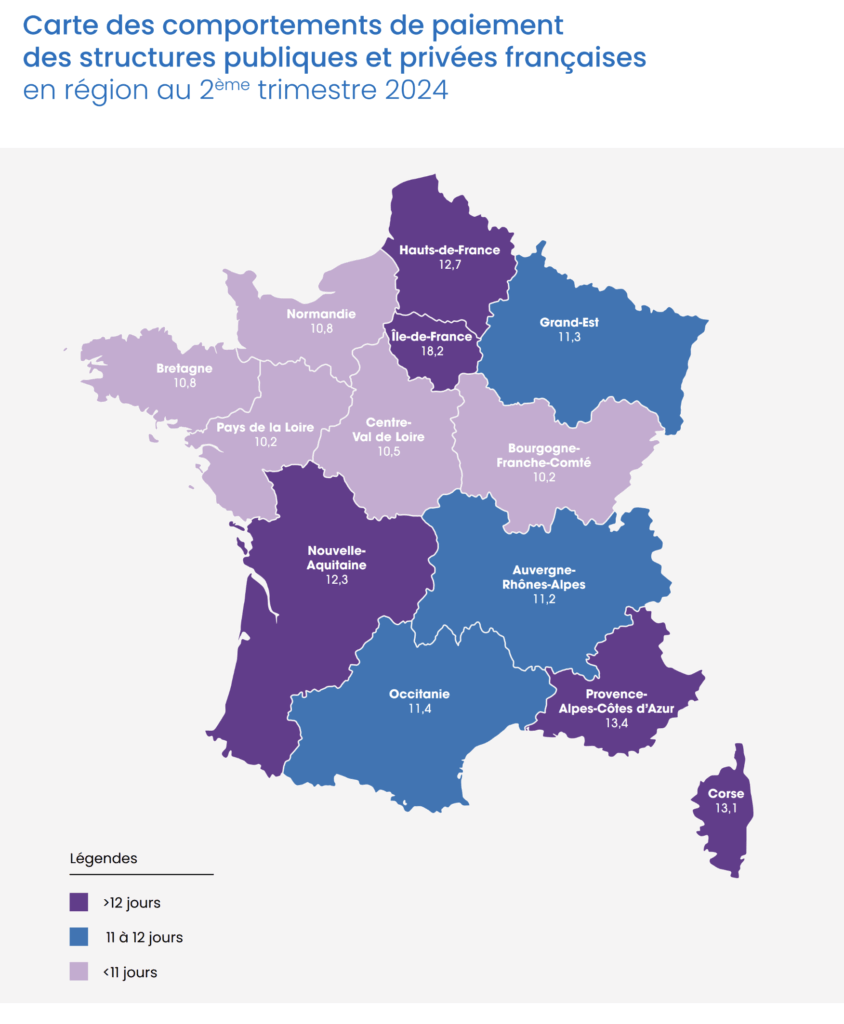 carte délais de paiement France 2024