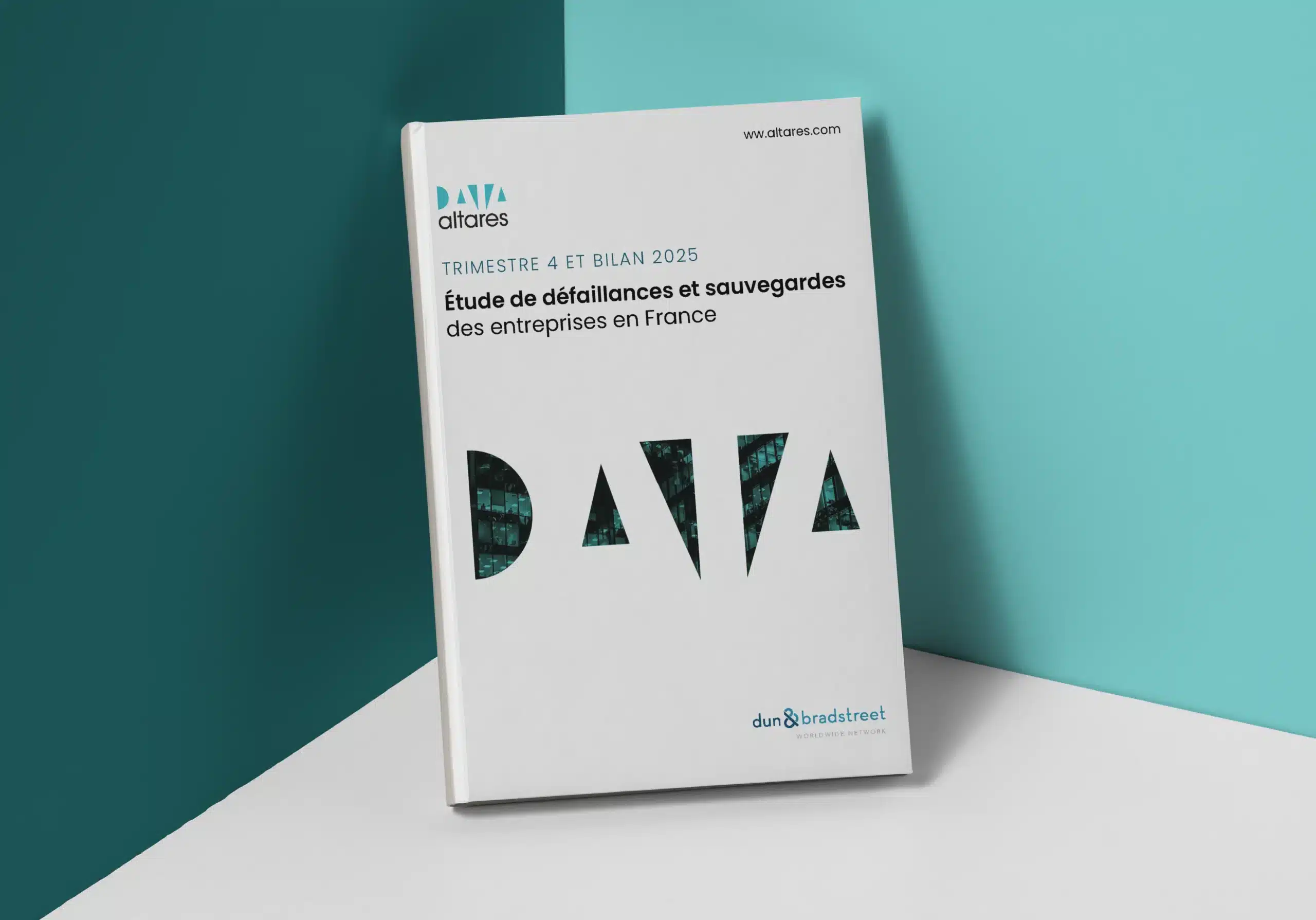 Couverture d’une étude Altares sur les défaillances d’entreprises en France